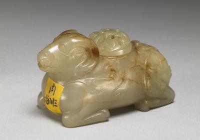 图片[2]-Jade water container in the form of a ram, 18th century, Qing dynasty-China Archive